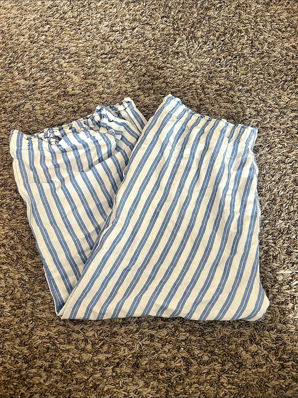 Linen blend pants